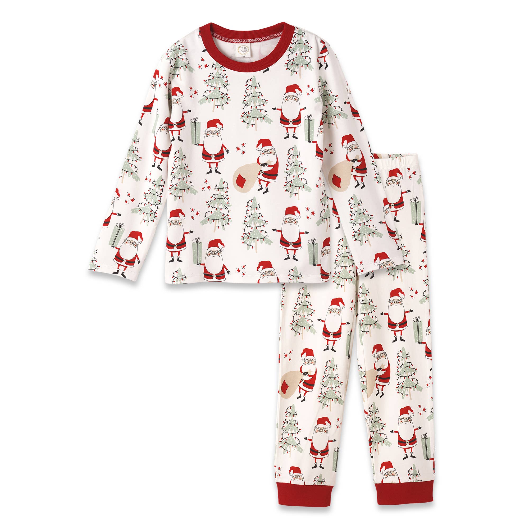 Tesa Babe - Wholesale Sleepwear Set - Kids - Christmas Santa Family Matching Ultra-Soft Bamboo Pajamas9