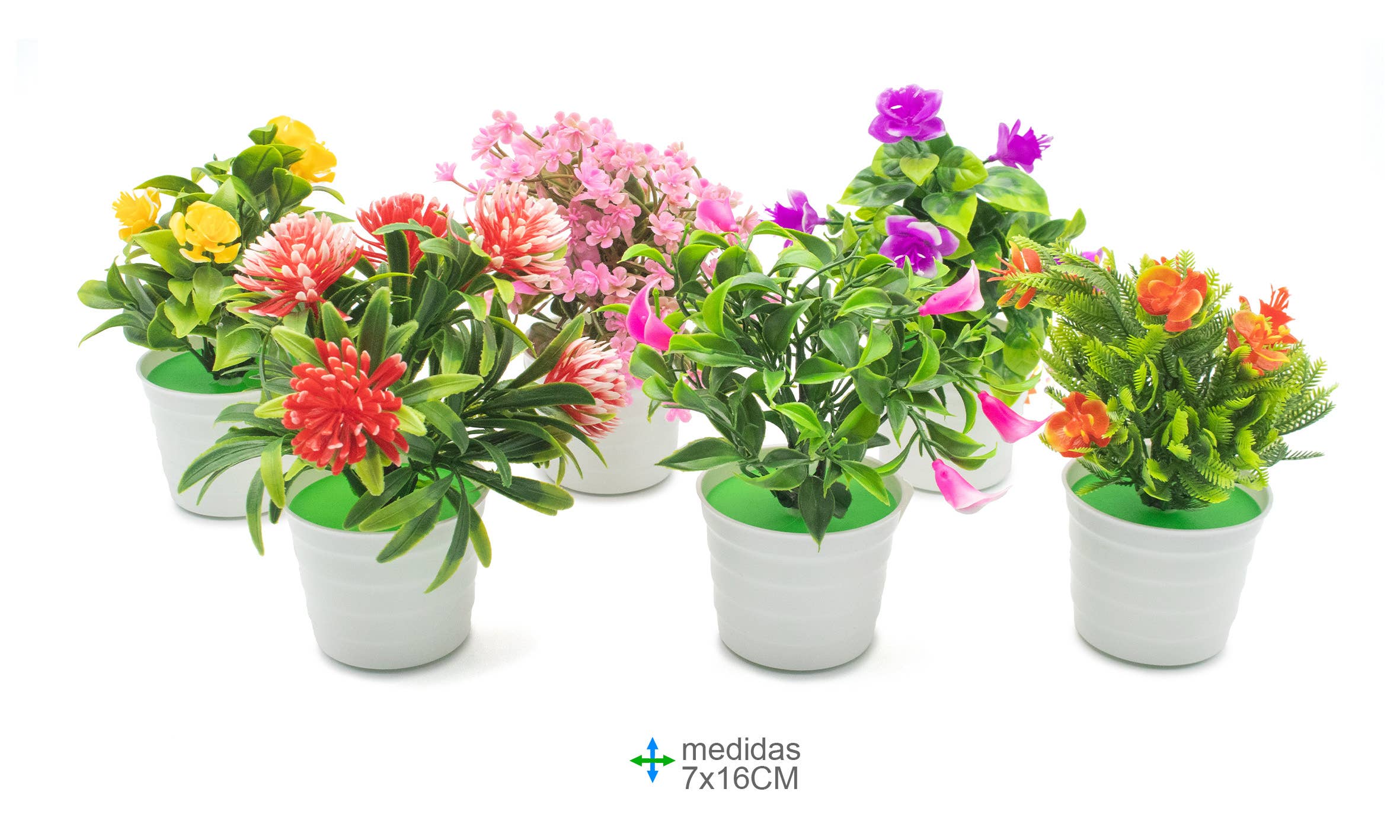 Esoterica Arte - Wholesale Artificial Plant - Artificial Succulents 7x16cm (12 Units)0