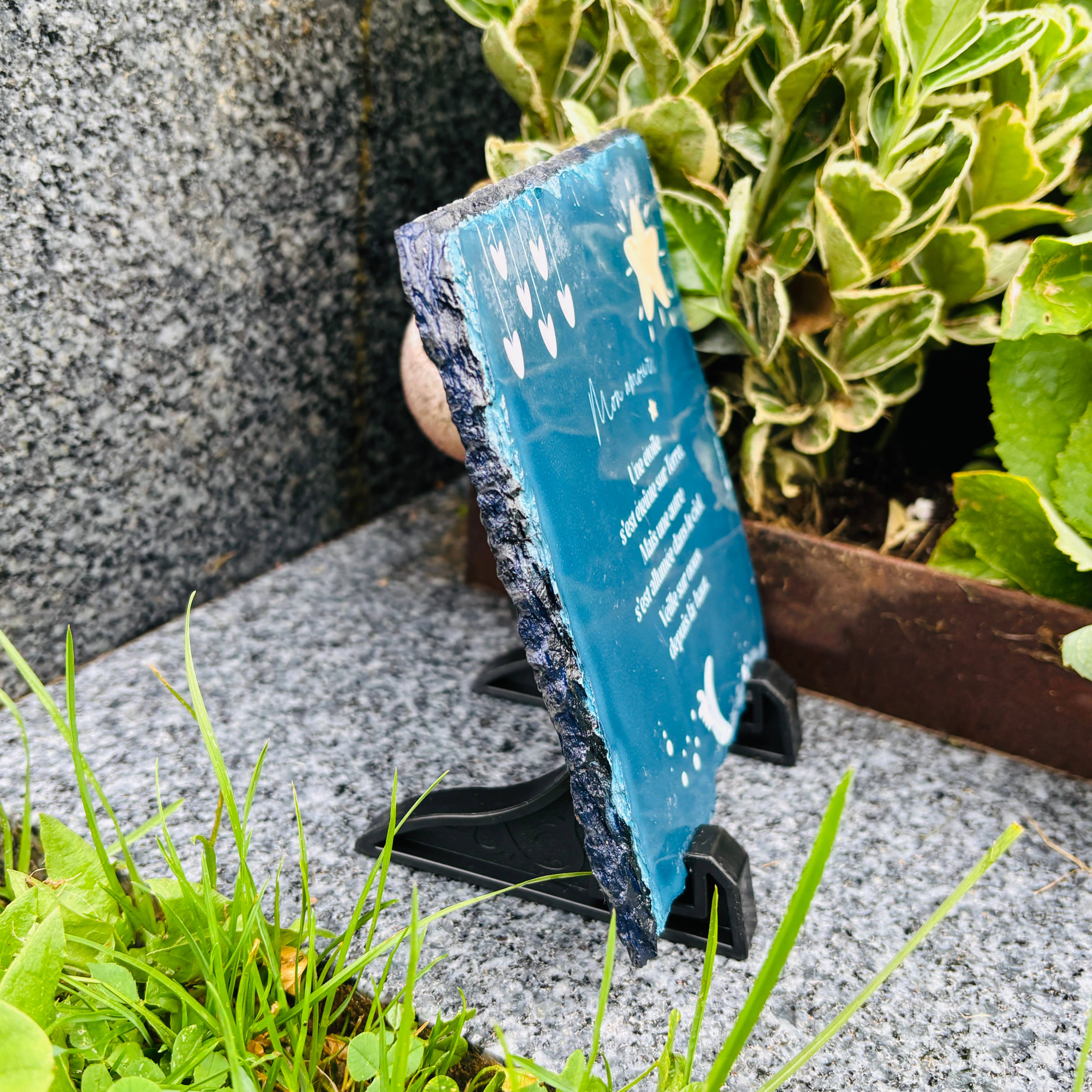 La vie en magenta - Wholesale Outdoor Ornament/Decor - Slate tribute – Natural and elegant funeral decoration4