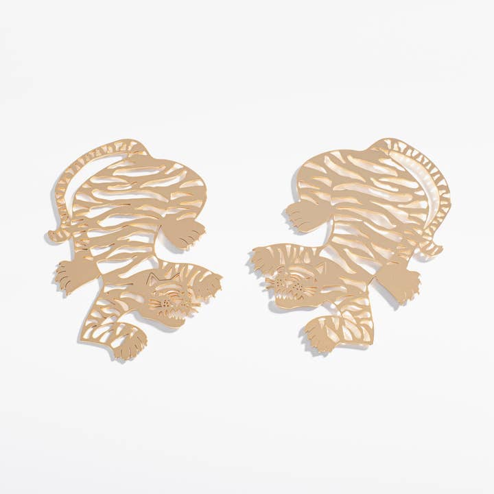 Pendientes Tigre para venta al por mayor de Larissa Loden