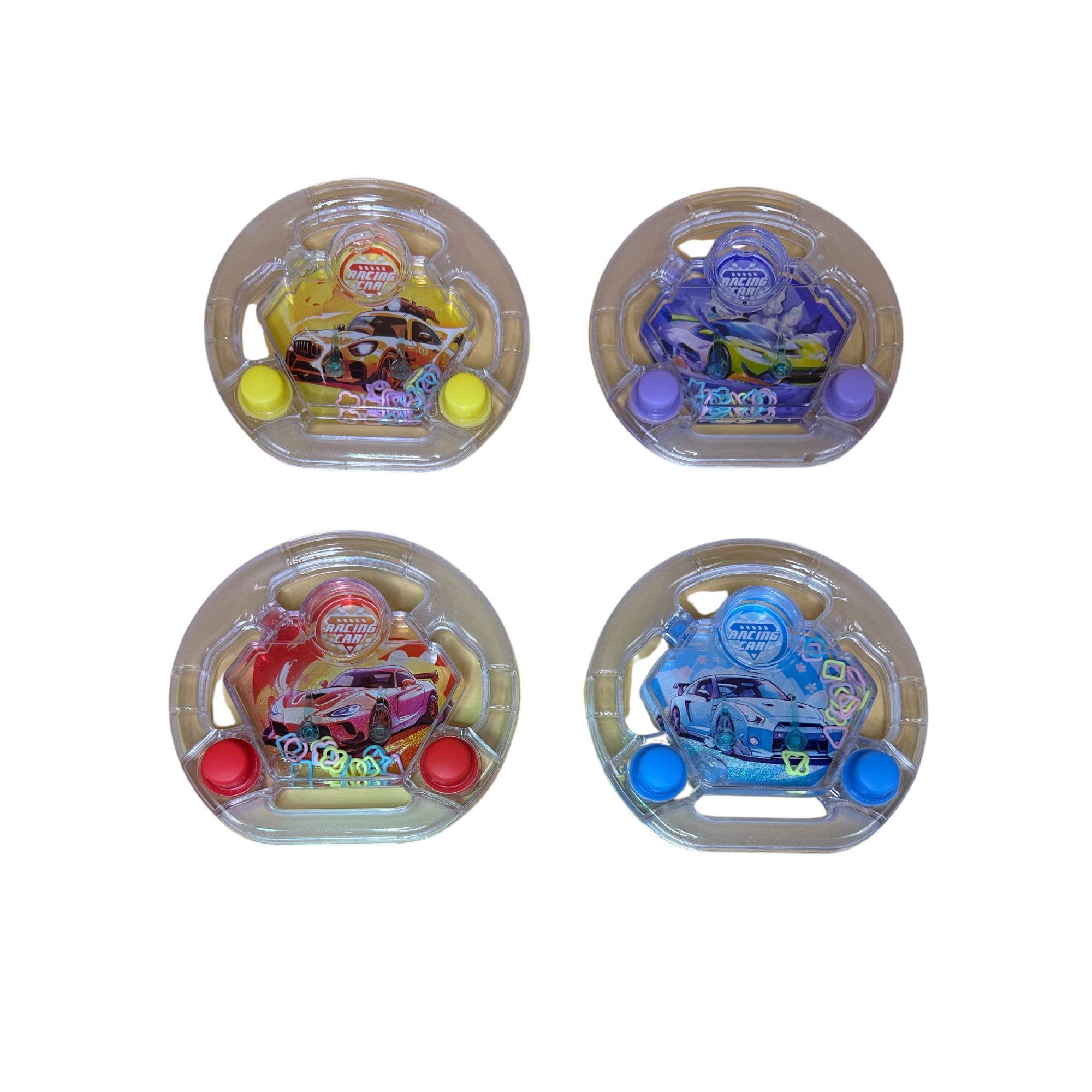 K & S WHOLESALE INC - Wholesale Classic Toy - Kids - A.S.K WaterPad Game Car Race Series Round Shape 24CT1