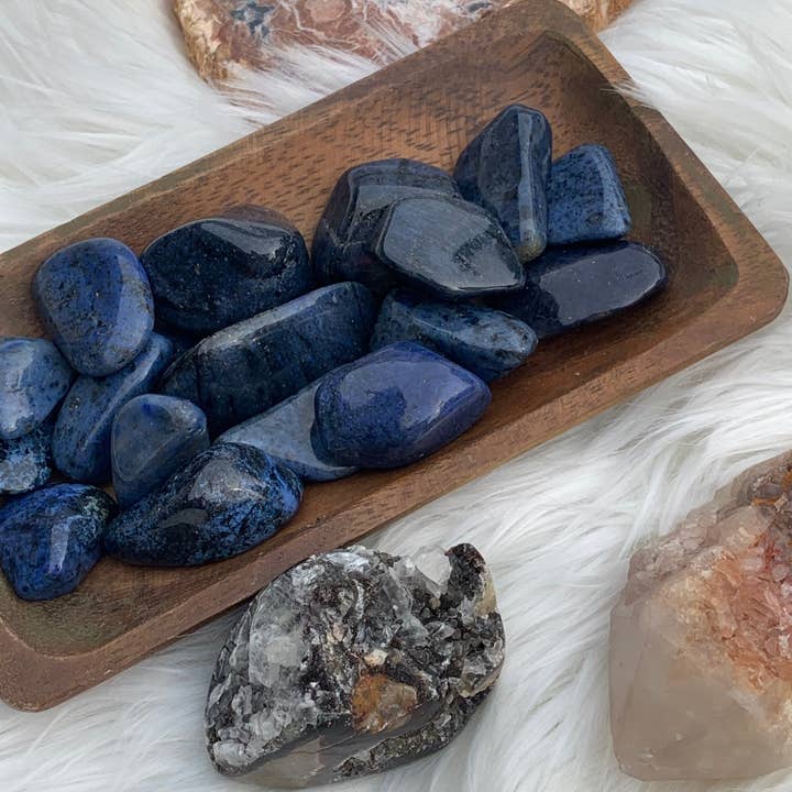 Wild Peonies Xo - Wholesale Spiritual Stone/Crystal - Dumortierite - tumble bundle4