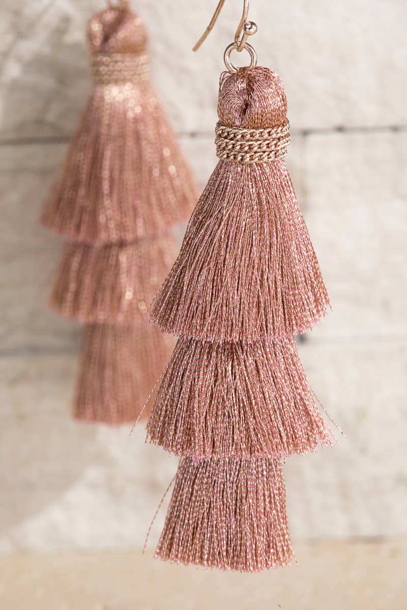 Urbanista - Wholesale Tassel Earrings - Tier Tassel Earrings1