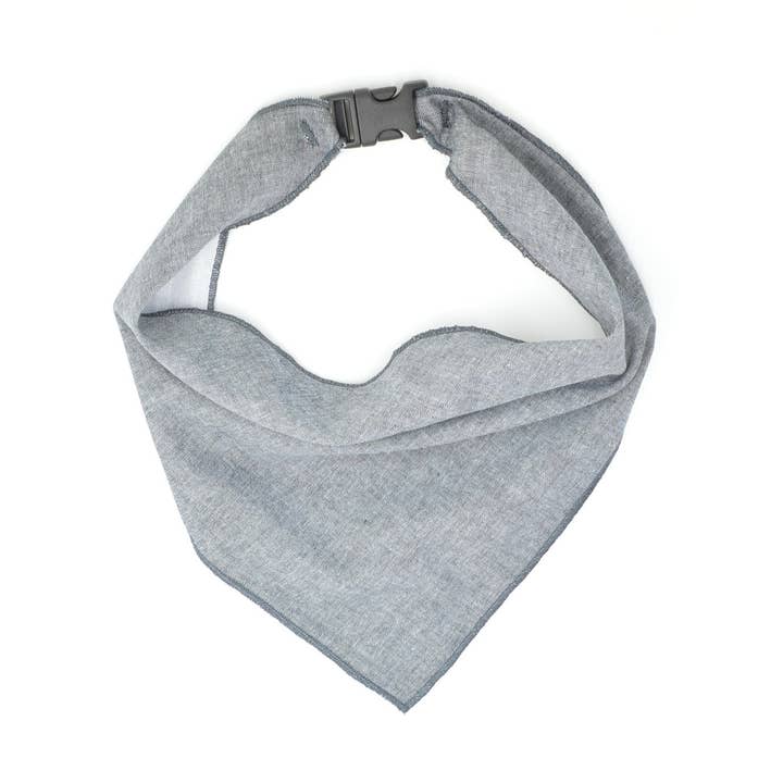 Schwarzer Chambray-Schal für Hunde oder Katzen für den Großhandel von Dog Collar World