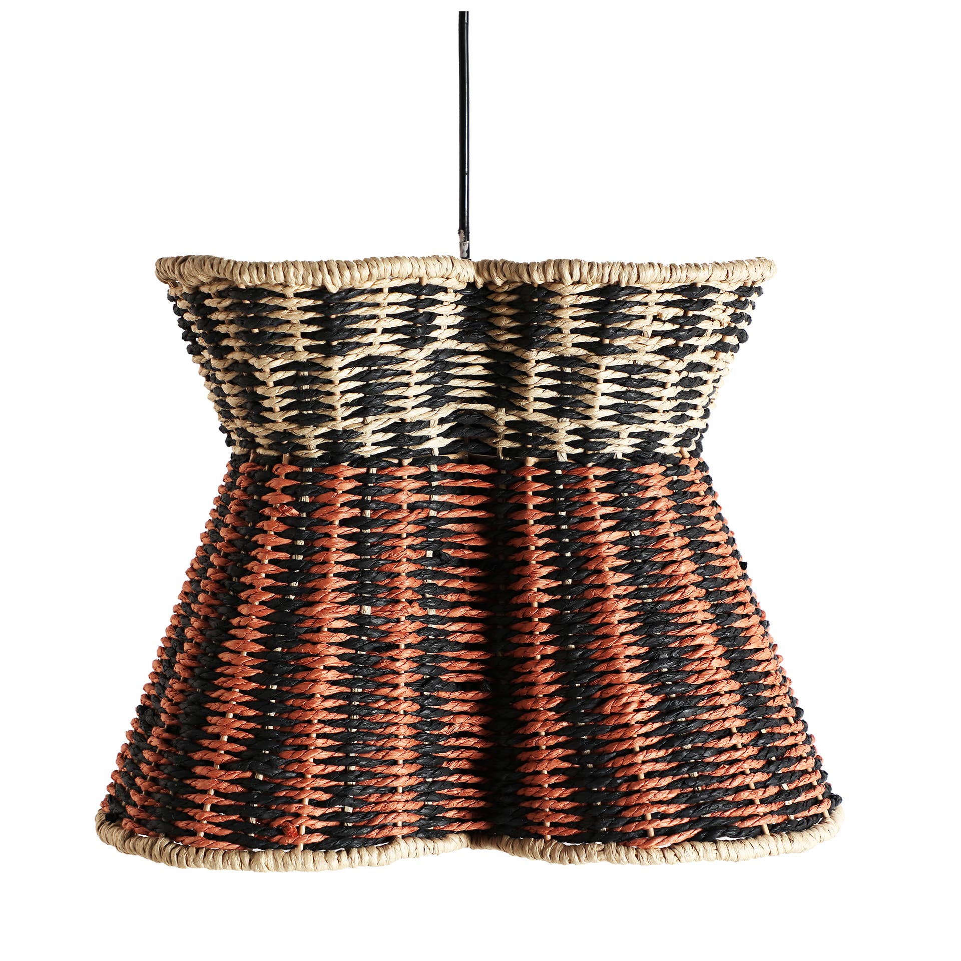 Kodu - Wholesale Kroonluchter/hangend licht - Jelie plafondlamp van natuurlijke vezels, zwart0