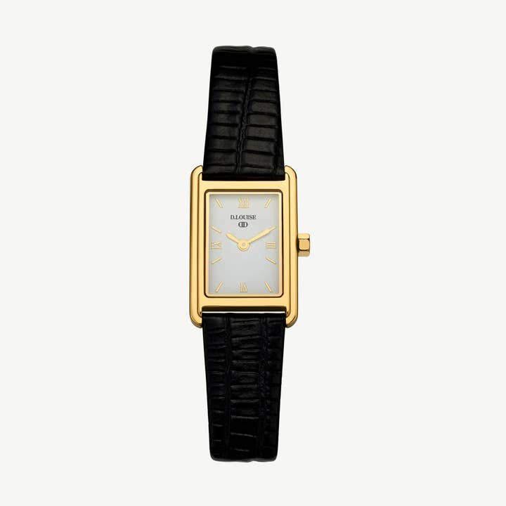 Reloj Clásico de Cuero Rectangular para venta al por mayor de D. Louise