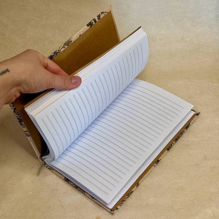 Petrichor & Co. - Wholesale Journal/Diary - Handmade Puffy Journal – Upcycled Thrifted Fabric, 100 Pages14