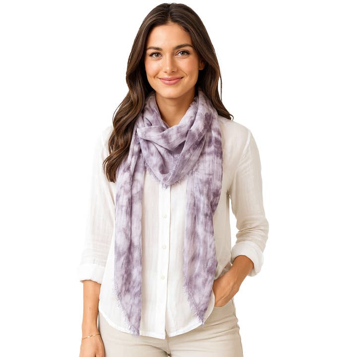 Lenços Vintage Tie Dye por atacado de Blue Pacific