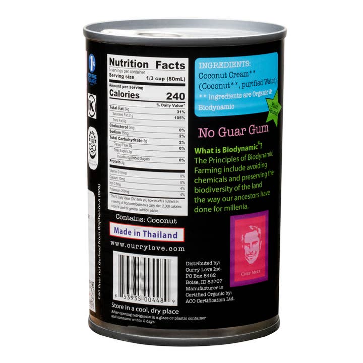 Mike's Organic Curry Love - Wholesale Non-Dairy Milk - Biodynamic & Organic Coconut Cream2