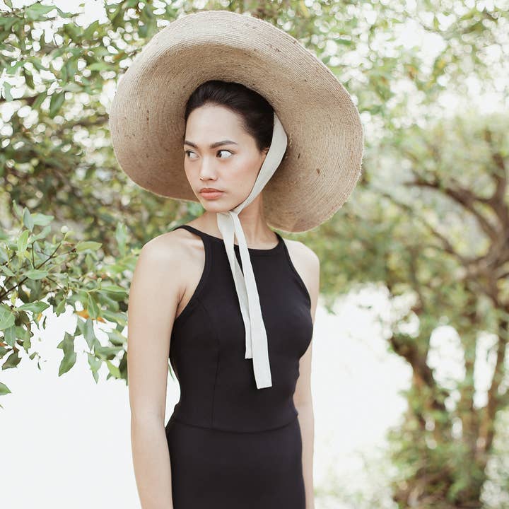 Brunna Co - Wholesale Straw Hat - Women's - Lola Jute Wide Brim Hat2