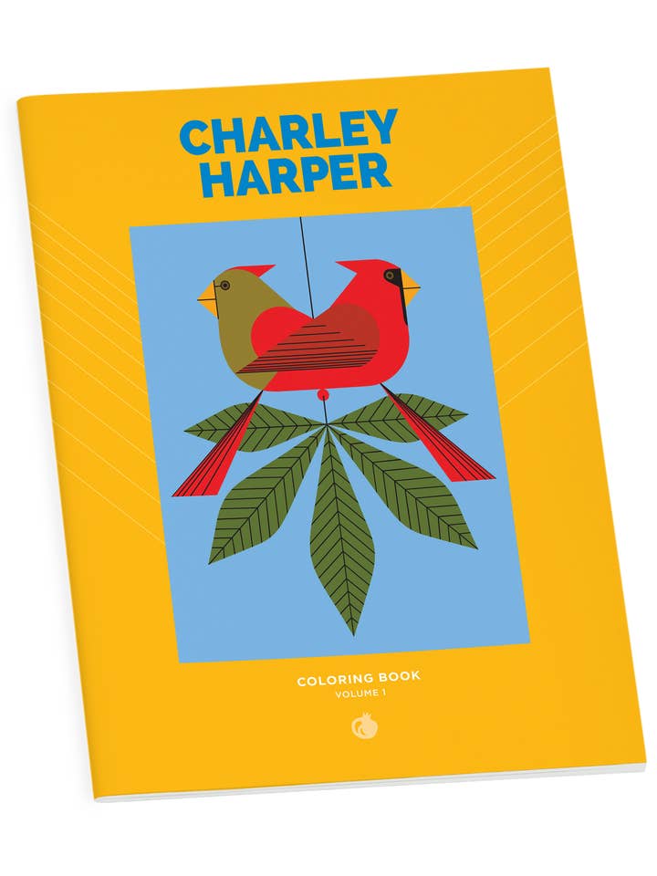 Charley Harper: Volume 1 Coloring Book for wholesale by Pomegranate
