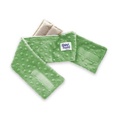 Honeydew Green Plush Waistband and Herbal Pouch for wholesale by Happi Tummi