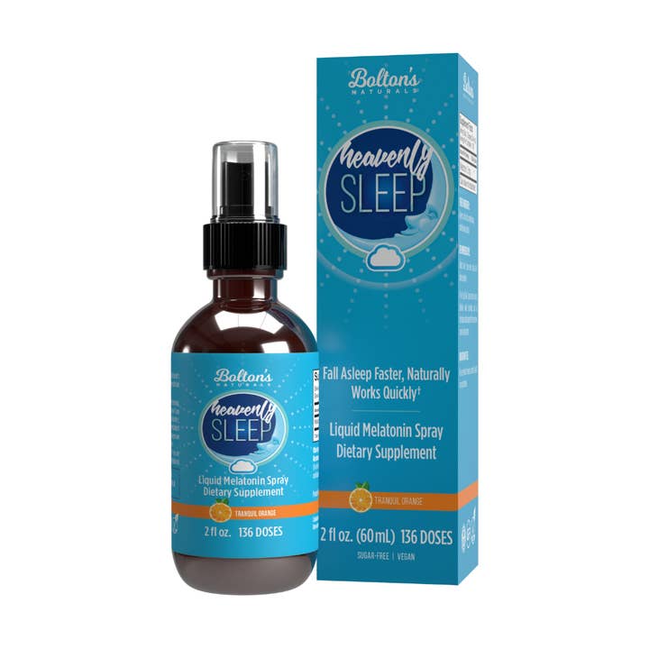 Spray à la mélatonine Heavenly Sleep pour la vente par Bolton's Naturals