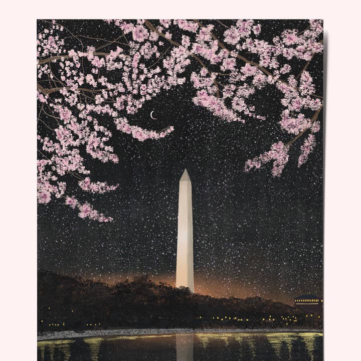 Postcard - Washington Monument at Night for wholesale by Salgu