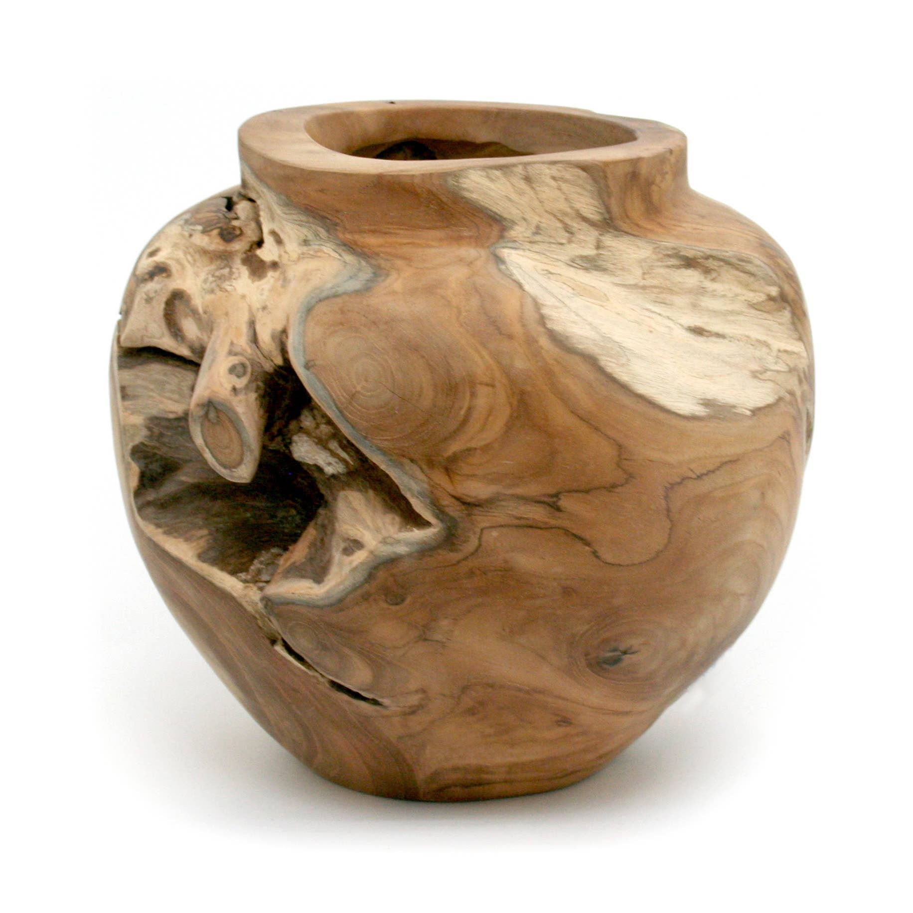 Modern Eastern by Contrast Inc. - Wholesale Vase - Teak Root Pot0