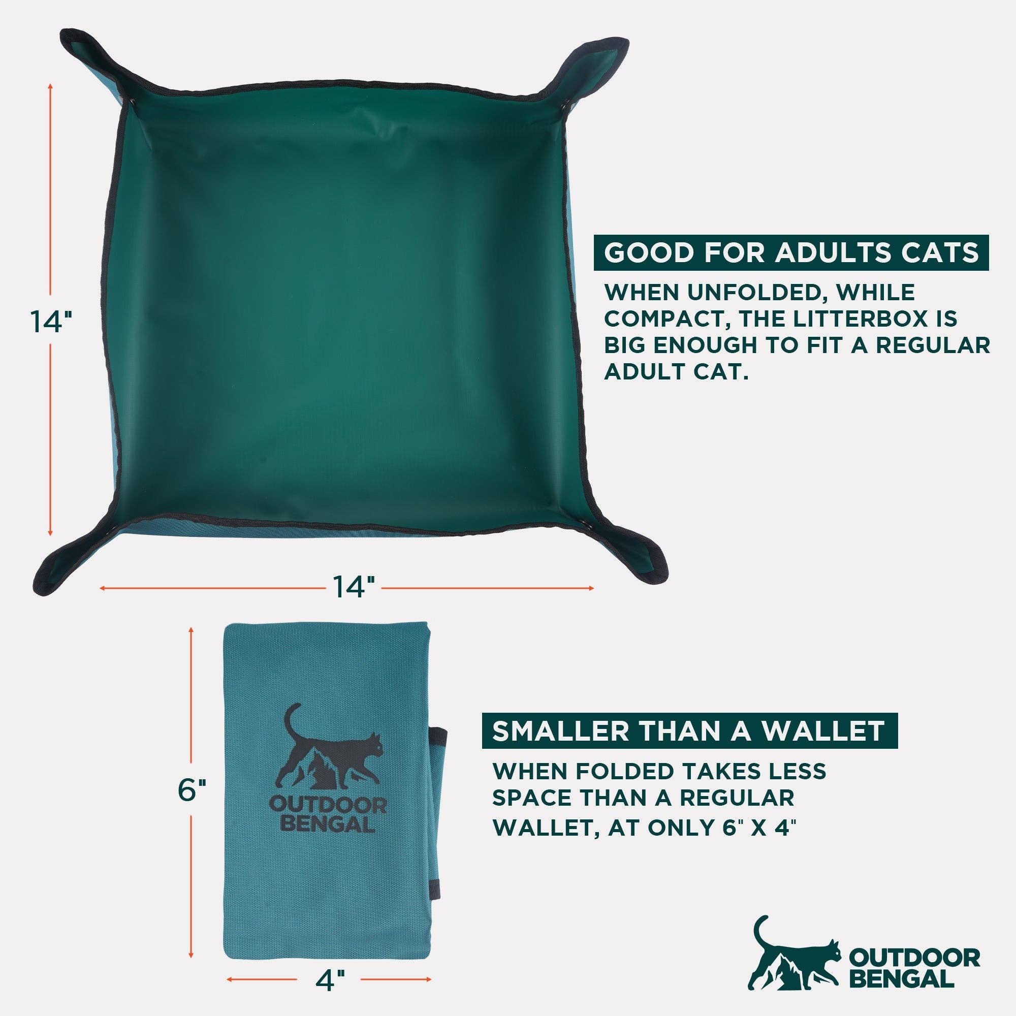 Outdoor Bengal - Wholesale Cat Litter Box - Go Litter™ Travel Litter Box6