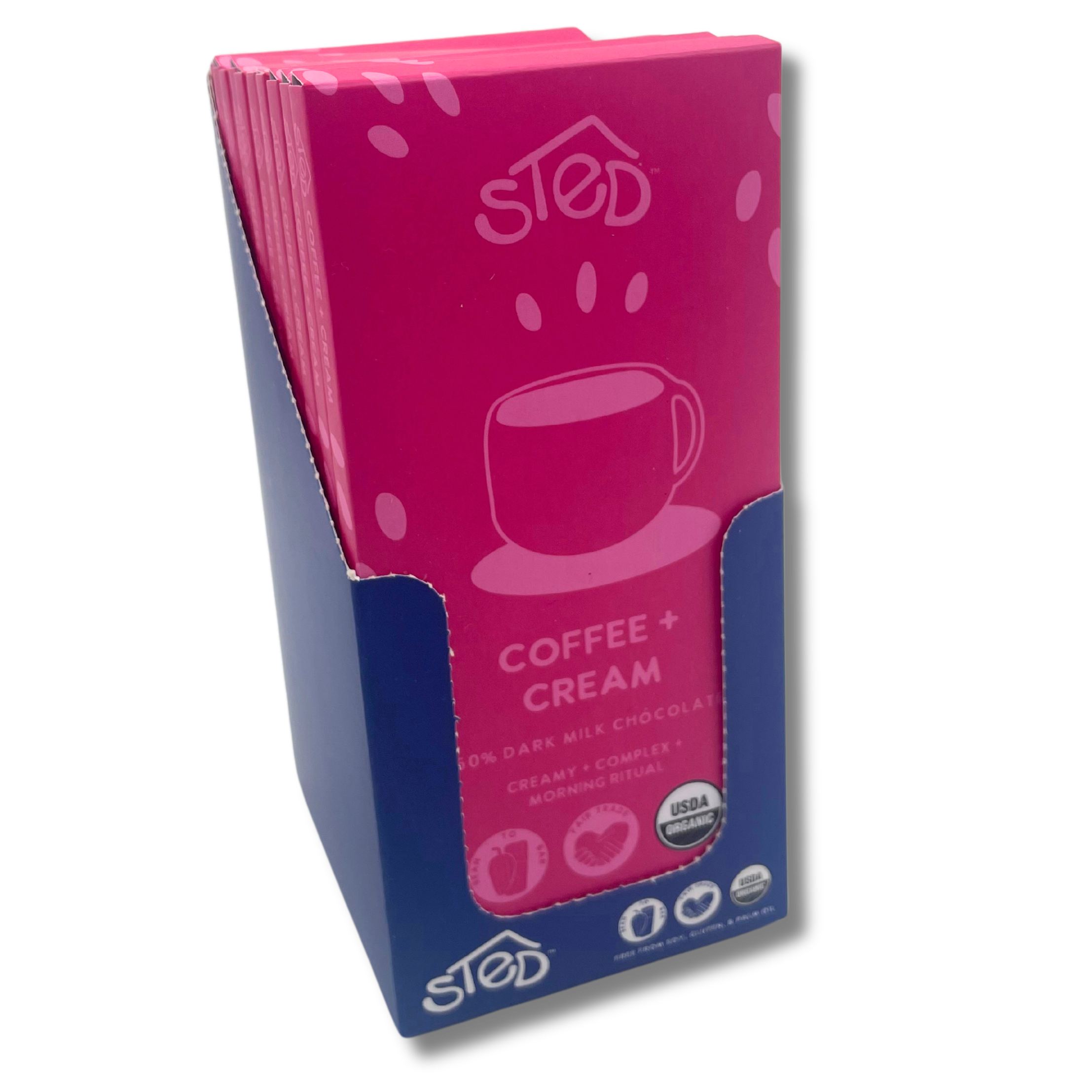 Sted Foods - Vente Barre chocolatée - Café+crème1