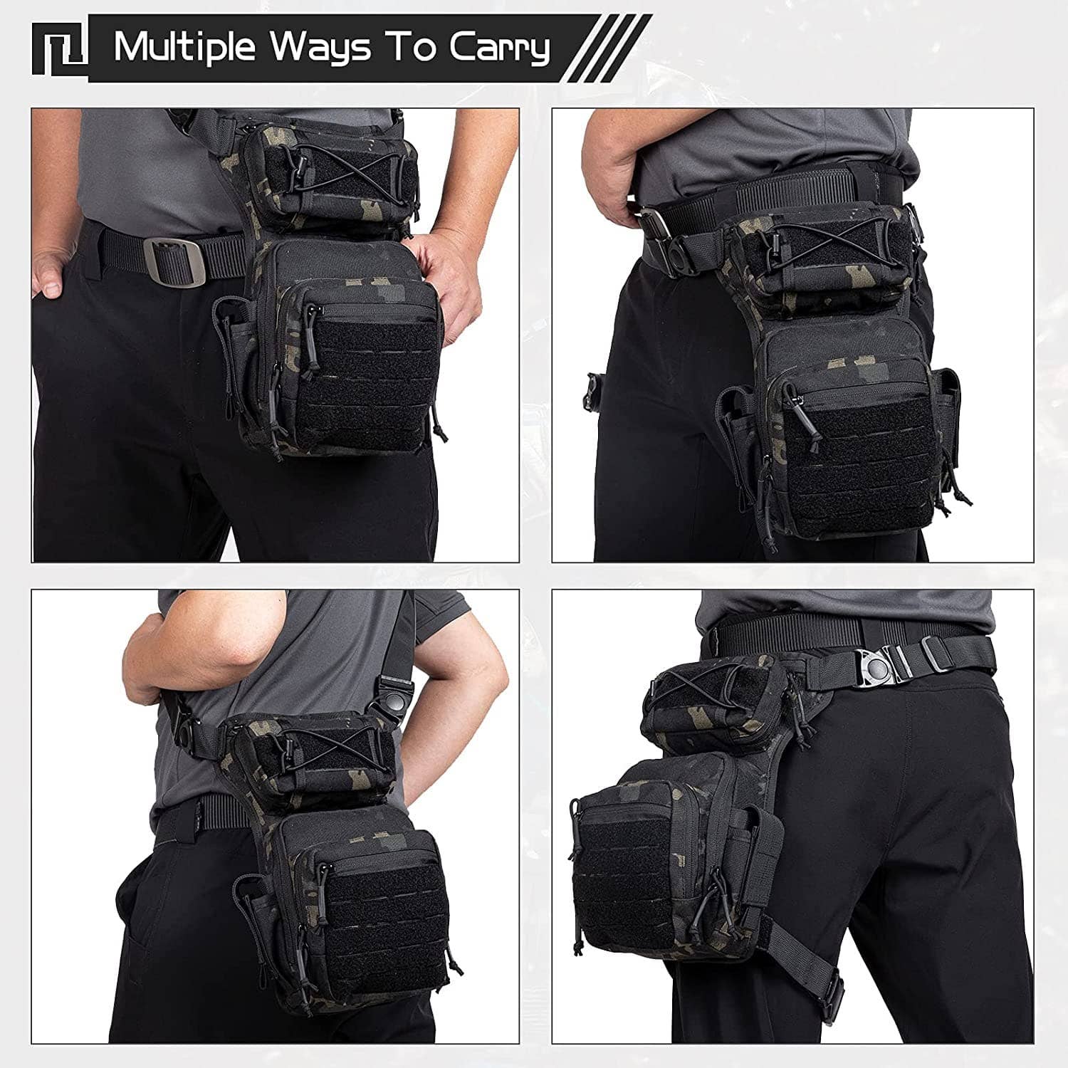 Antarctica Outdoors – wholesale Belt bag – Men’s – Drop Leg Bag for Men Thigh Pack Pouch3