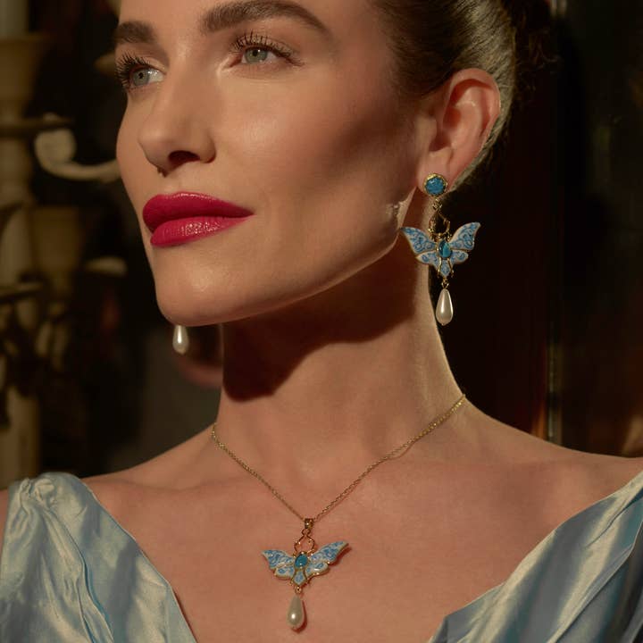 Bill Skinner – wholesale Hänge-/berlockhalsband – Pärlmott hänge1