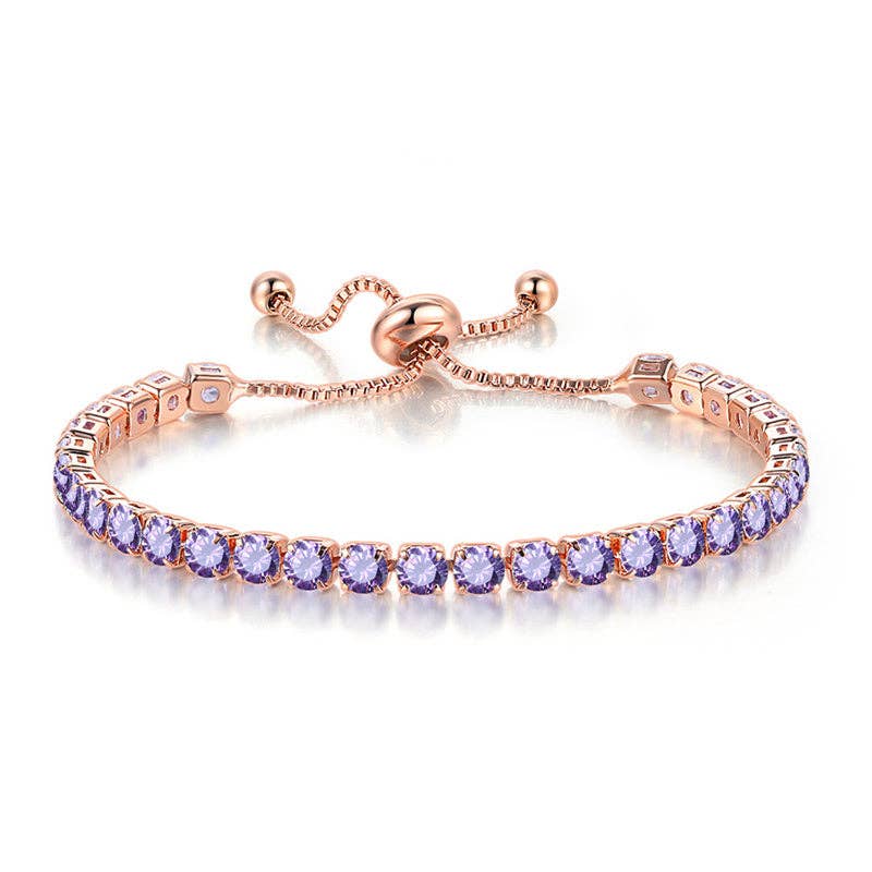 Perimade & Co. LLC - Wholesale Tennis Bracelet - Birthstone Wedding Tennis Bracelet in Solid Copper14