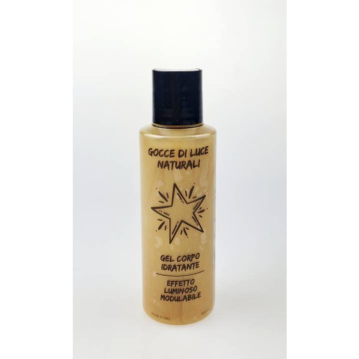 B50 |Gel Corporal Hidratante Efeito Ouro Gotas de Luz 120ml. por atacado de pirotta srl