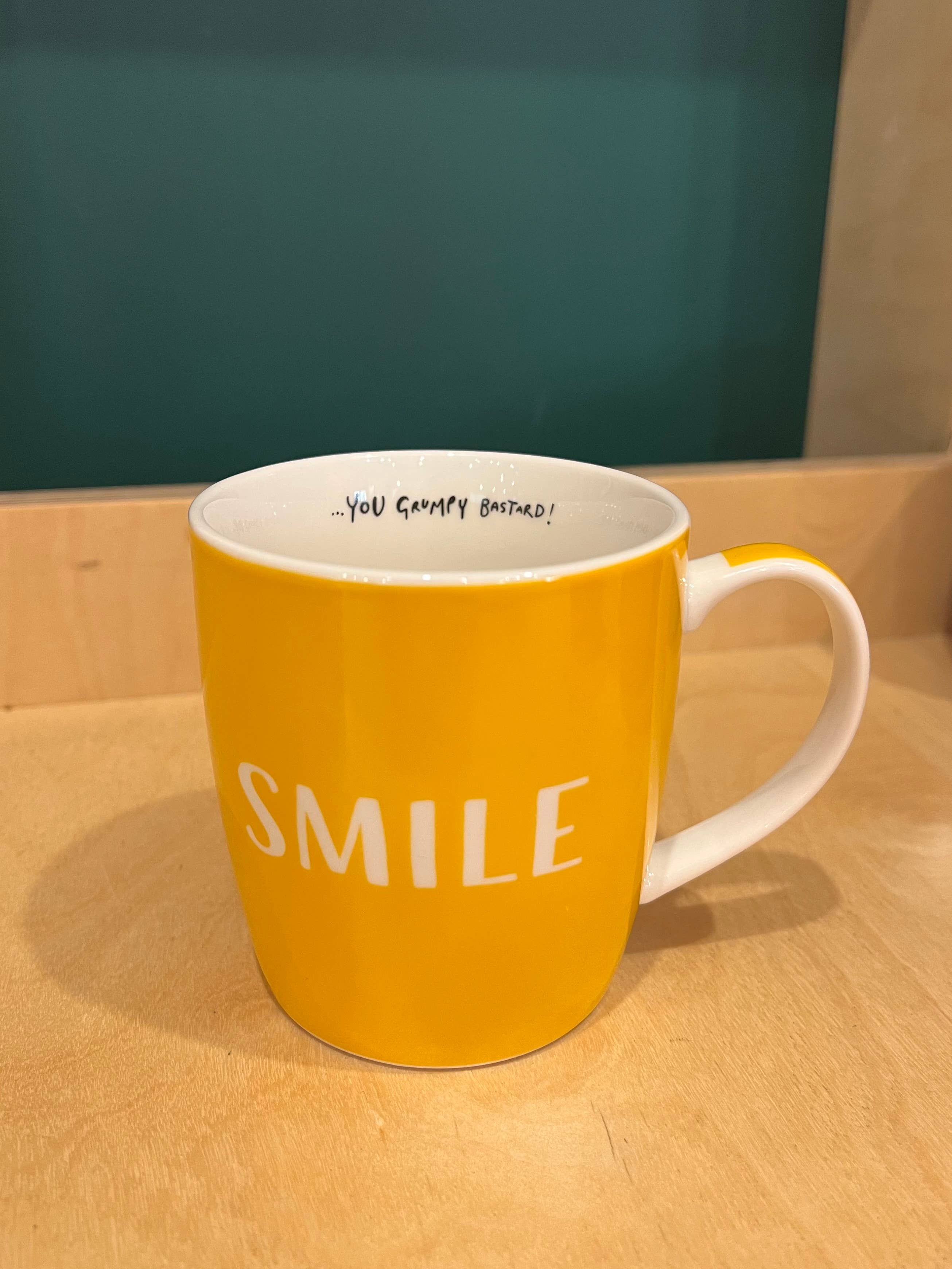 Smiling Faces - Wholesale Coffee Mug - Smile ...You Grumpy Bastard! - Brutally Honest Mugs3
