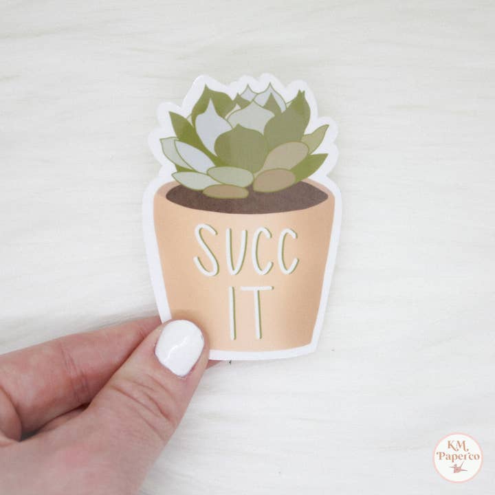 Autocollant Succ It pour la vente par Shop Katherine Marie