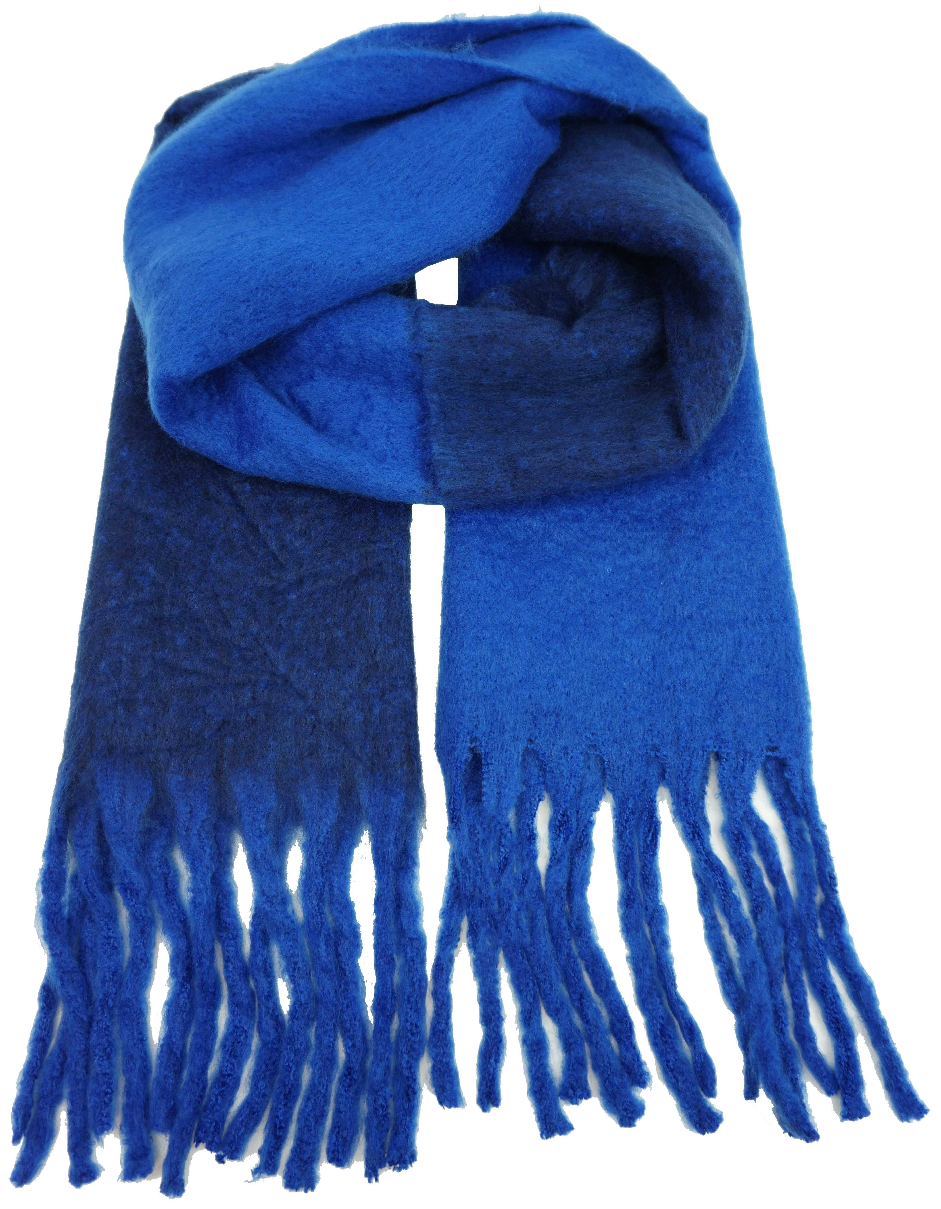 Anais - Wholesale Scarf - Women's - Thick bi-color scarf YF60634