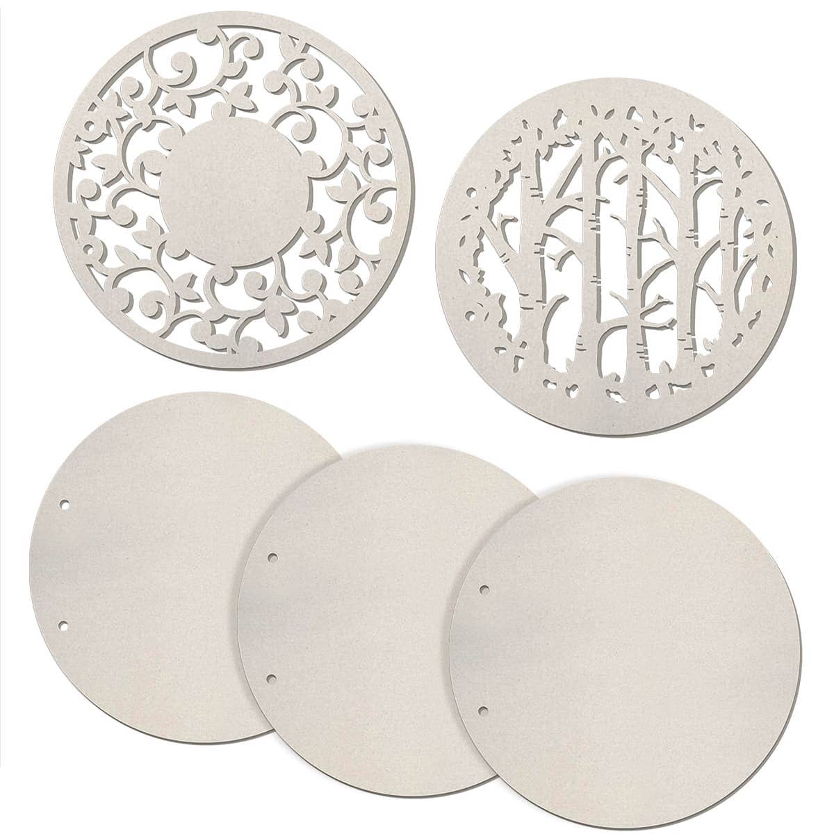 Ecstasy Crafts Distributing - Wholesale Craft Supplies - Ciao Bella Set 5 Album Pages Wood0