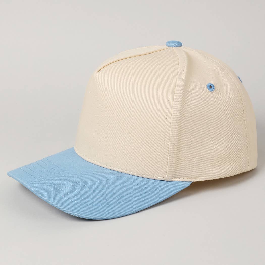 Fashion City – Engroshandel Baseballkasket - Til børn – Børns ensfarvede tofarvede baseballkasket i lærredsbomuld17