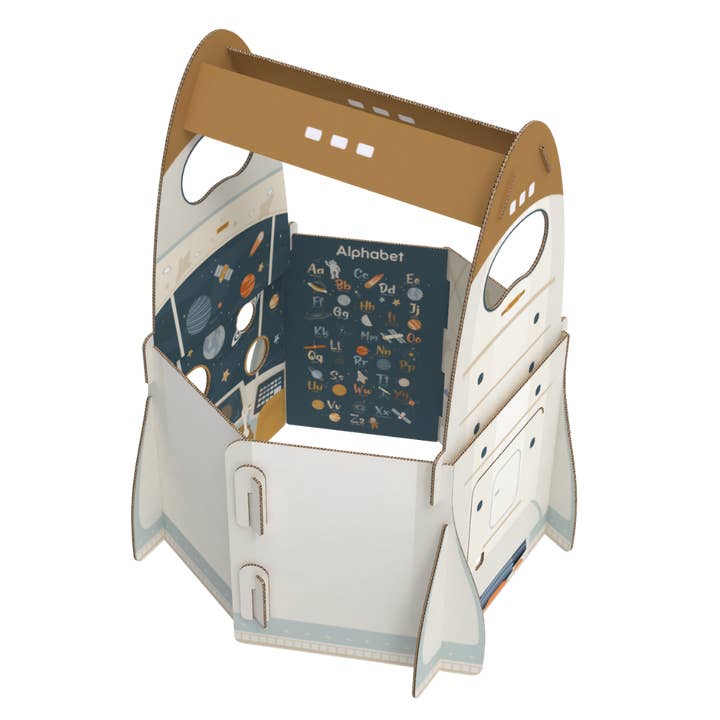 Paper Pops - Wholesale Toy set – Kids - Space Shuttle Cardboard Cubby1