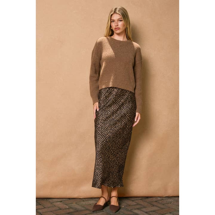 Gonna lunga a tubino Fumo e Sabbia (1) per la vendita all'ingrosso da parte di Dress Forum