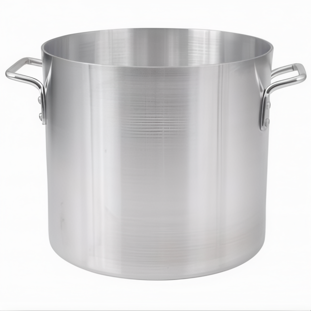EcoQuality - Wholesale Kookpot - Kookpan, 8 Qt. tot 120 Qt. 4,0 mm Standaard Zwaar Aluminium zonder Deksel2