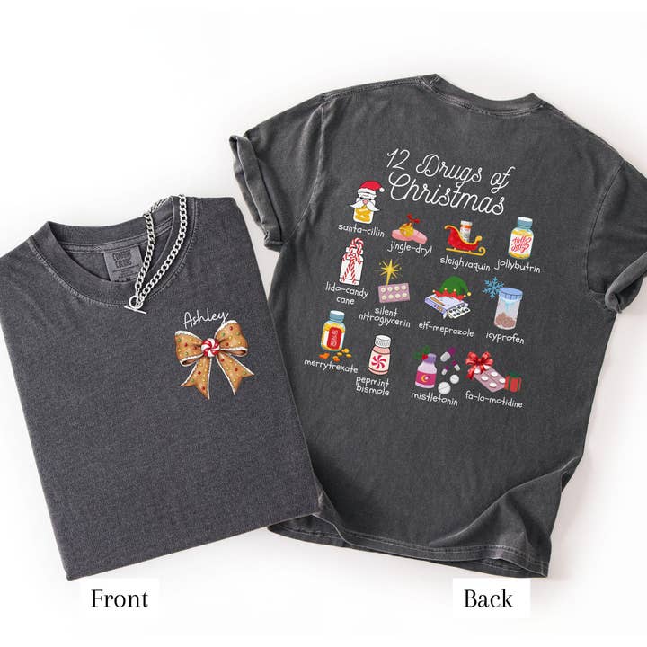 Funny Pharmacy Christmas Comfort Colors Shirt & Sweater and other Purchase Wholesale pharmedoc. Free Returns & Net 60 Terms on Faire trending on Faire.