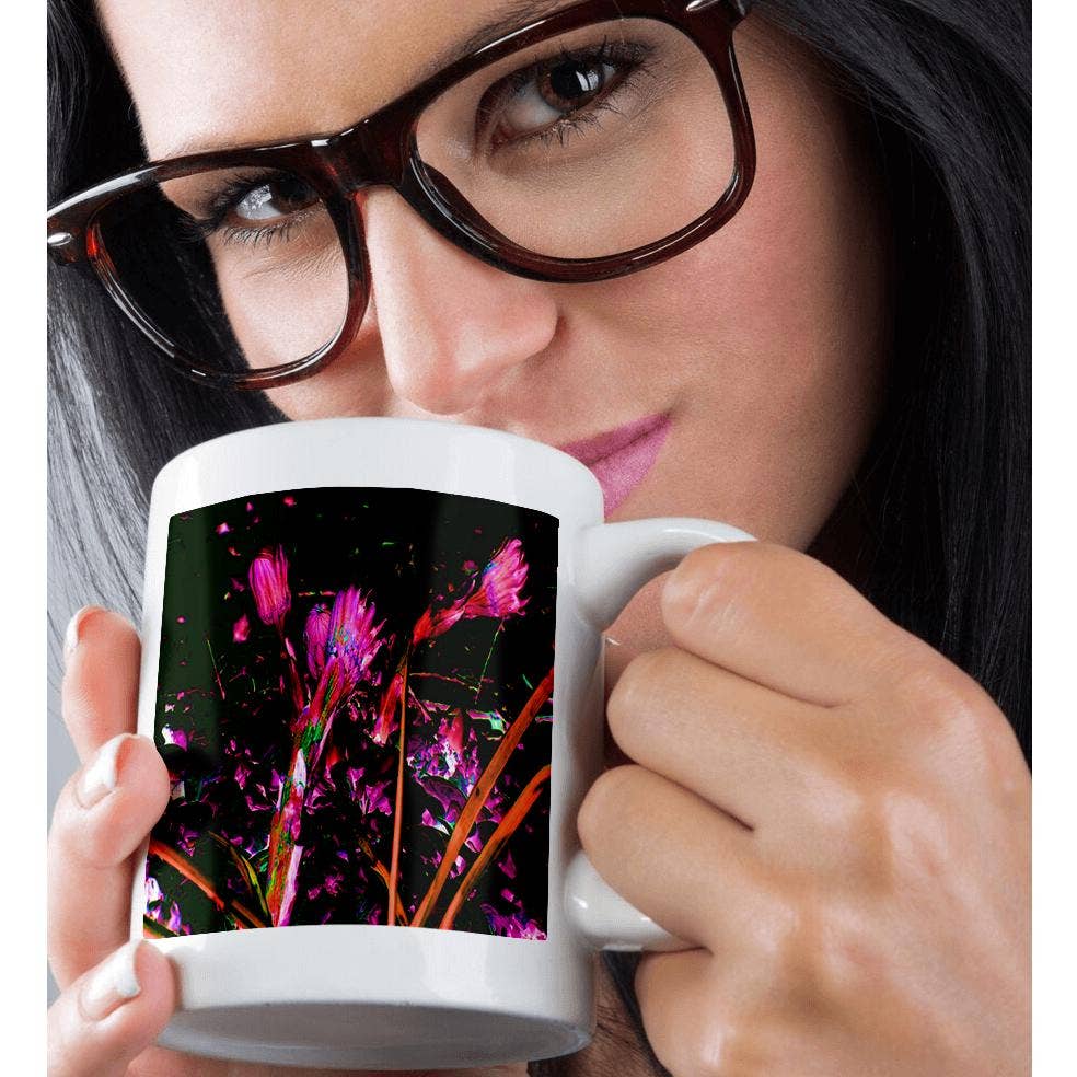 3dRose - Wholesale Coffee Mug - 3dRose, Wild Pink Floral Mirage    , Mug9