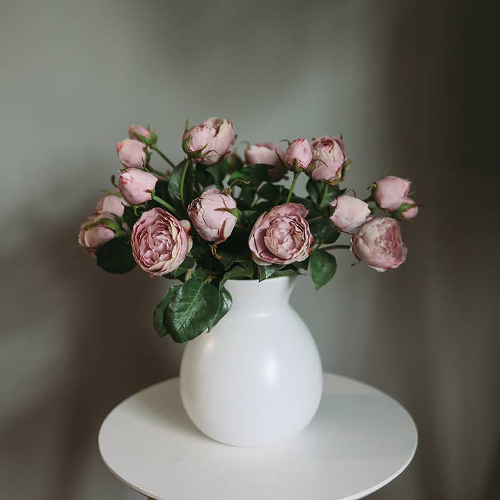 Prestige Botanicals - Wholesale Artificial flowers - Mauve English Rose 23"5