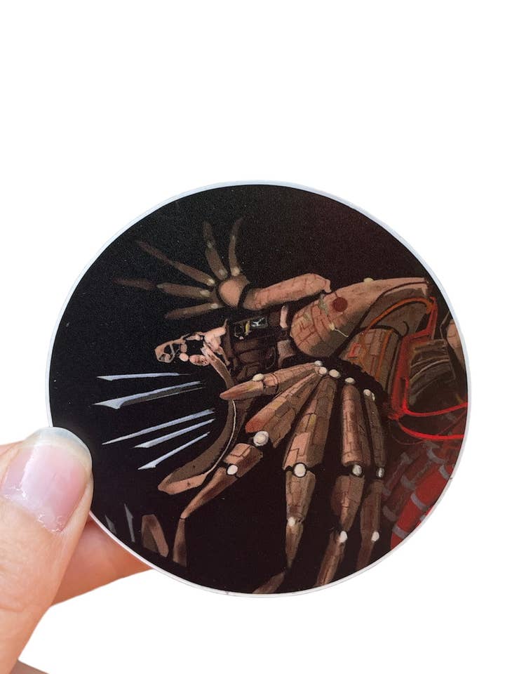 Autocollant en vinyle phlébotomite, autocollant d'horreur effrayant imperméable pour la vente par Signum Somnia