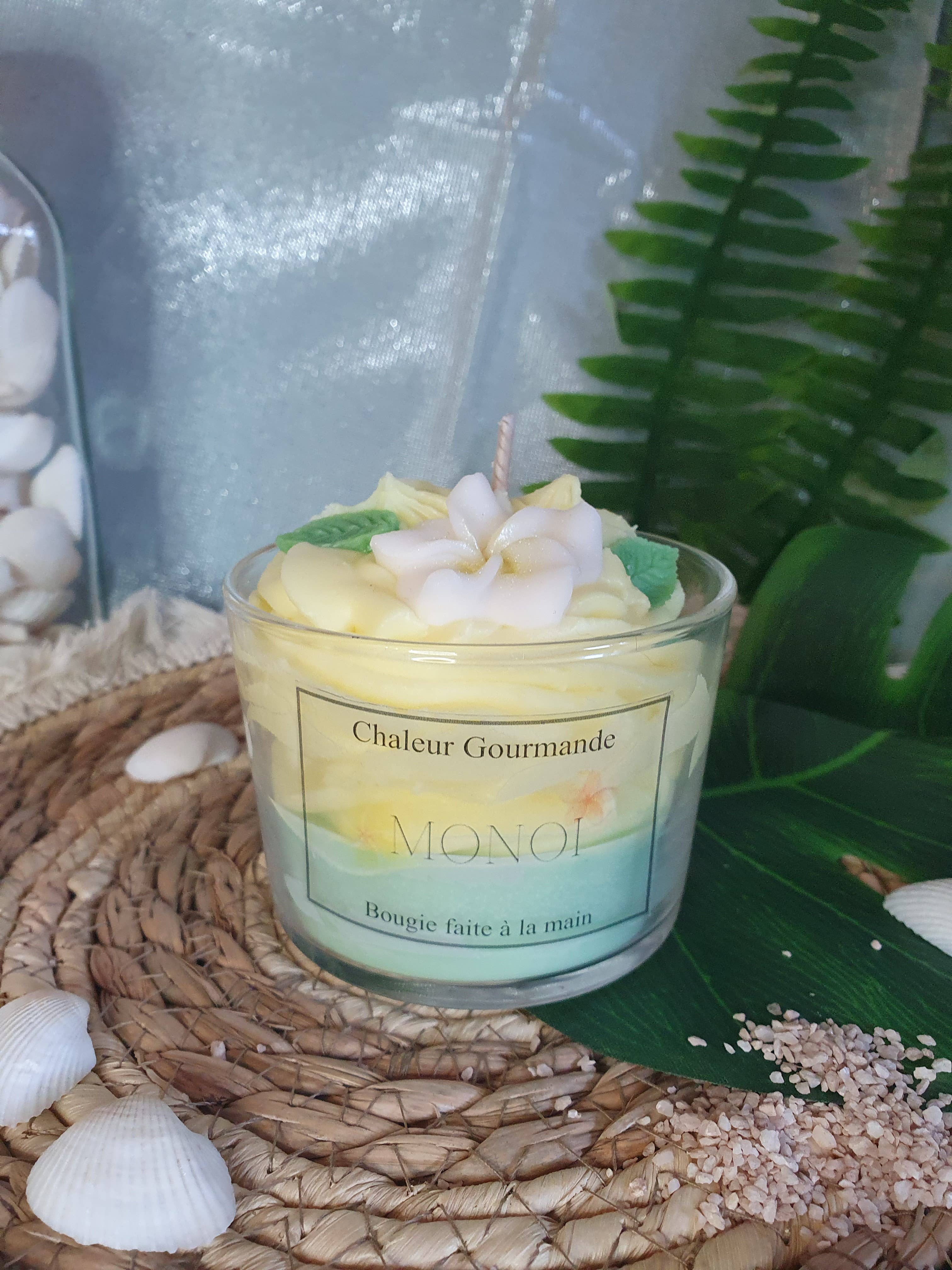 Chaleur Gourmande - Wholesale Jar/Filled Candle - Monoi candle1