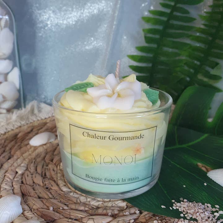 Chaleur Gourmande - Wholesale Jar/Filled Candle - Monoi candle1