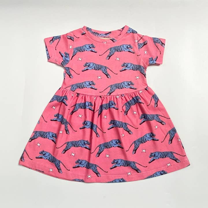 Tiger skater dress for wholesale by PICKLE