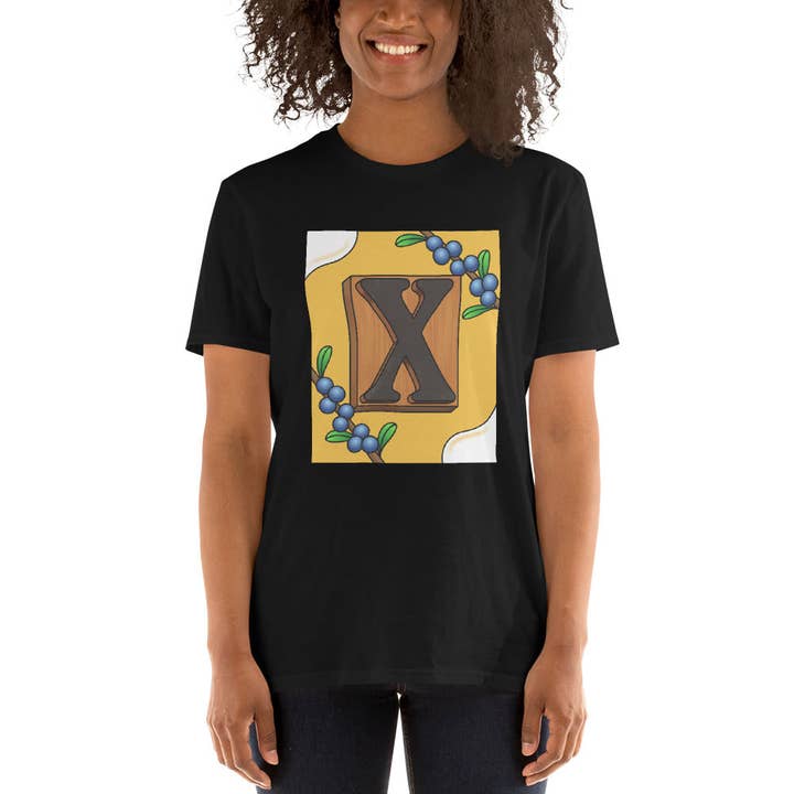 Camiseta letra X por atacado de emilyckohl