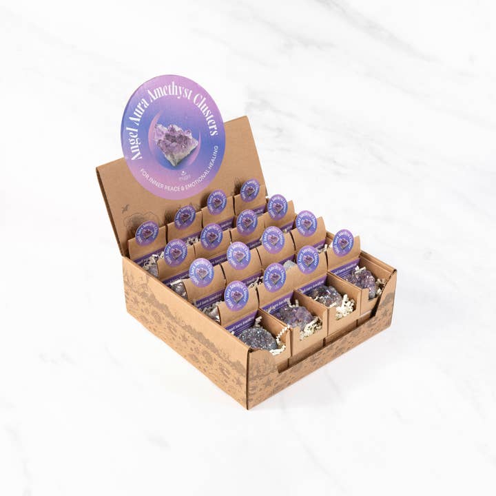 Myga - Wholesale Spiritual stone/crystal - Angel Aura Amethyst Cluster2