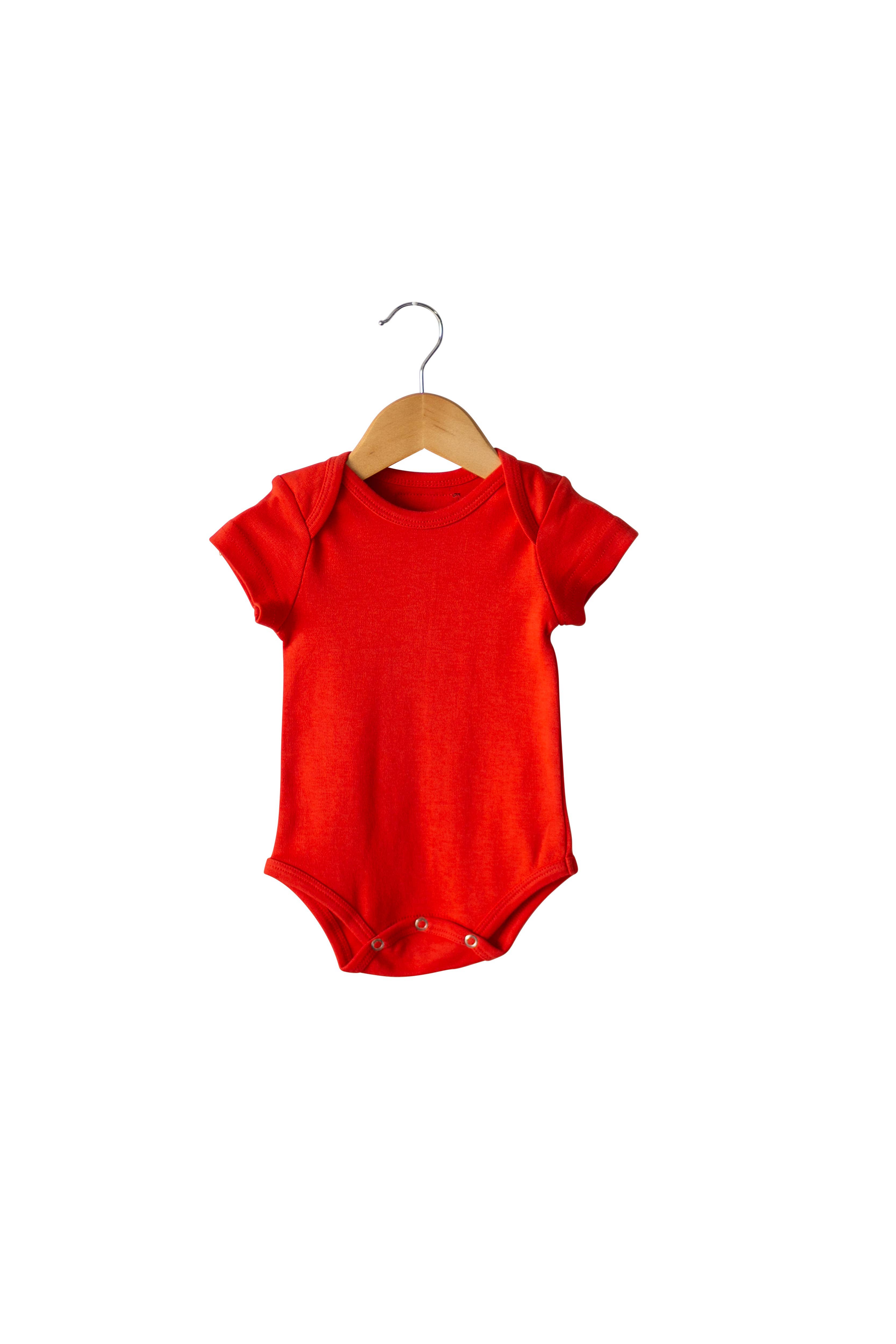 Modern Burlap - Wholesale Bodysuit (Non-Footed) - Baby - Organic Short Sleeve Bodysuit | Solids & Prints3
