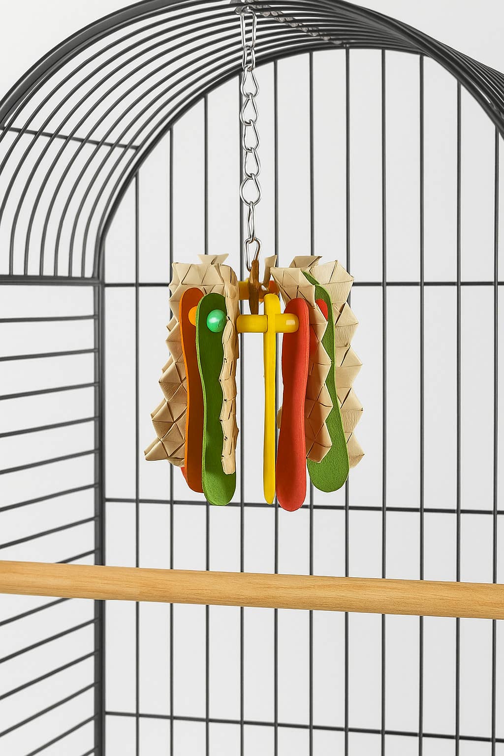 Caitec Inc - Wholesale Bird Swing/Toy - HANGING PALM LEAVES BIRD TOY