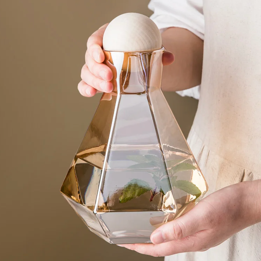 BRECK + FOX - Wholesale Drinking Glass/Cup - Diamond Drinkware 5-Piece Set13