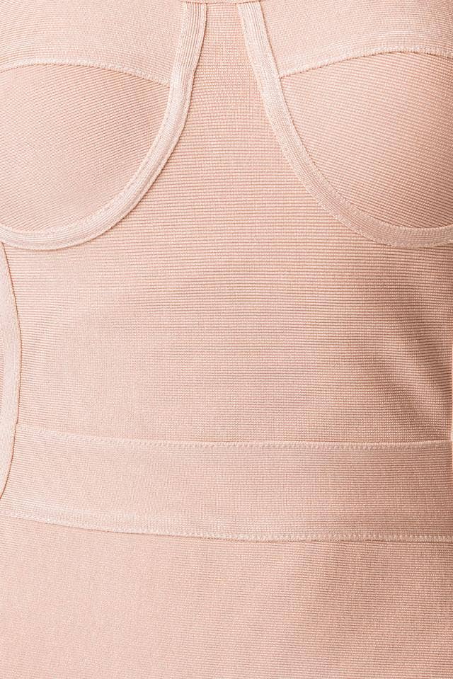 Atixo - Wholesale Jurk - Dames - Atixo nauwsluitende jurk in bandage-stijl met uitlopende zoom6