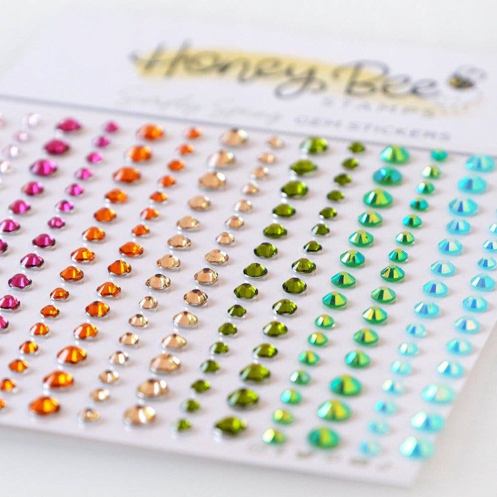 Honey Bee Stamps – wholesale Klistermärke – Simply Spring Ädelstensklistermärken - 210 st - Utgår1
