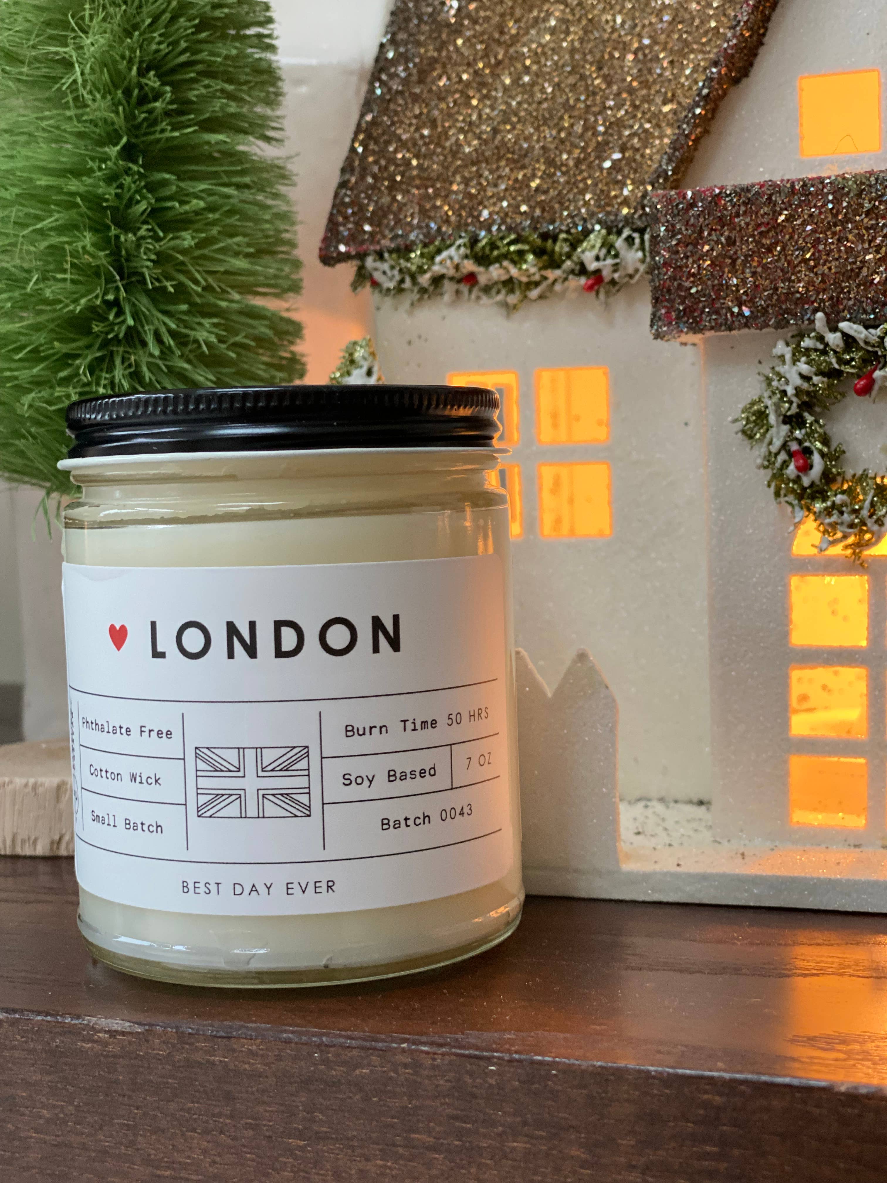 Rambling Caravan - Wholesale Jar/Filled Candle - London, England Candle1