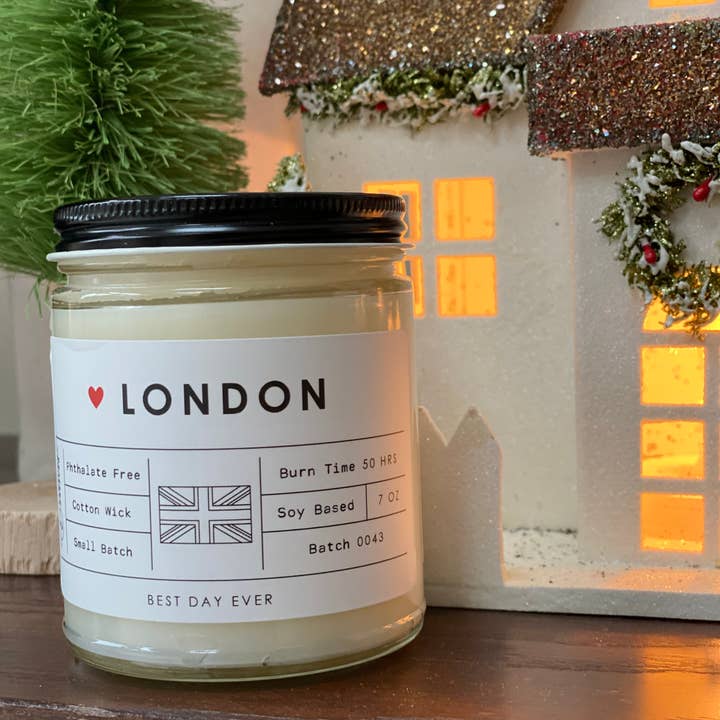 Rambling Caravan - Wholesale Jar/Filled Candle - London, England Candle1