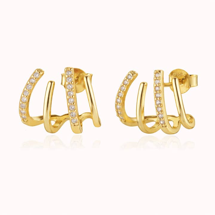 Boucles d'oreilles Lennon pour la vente par Folie à Trois